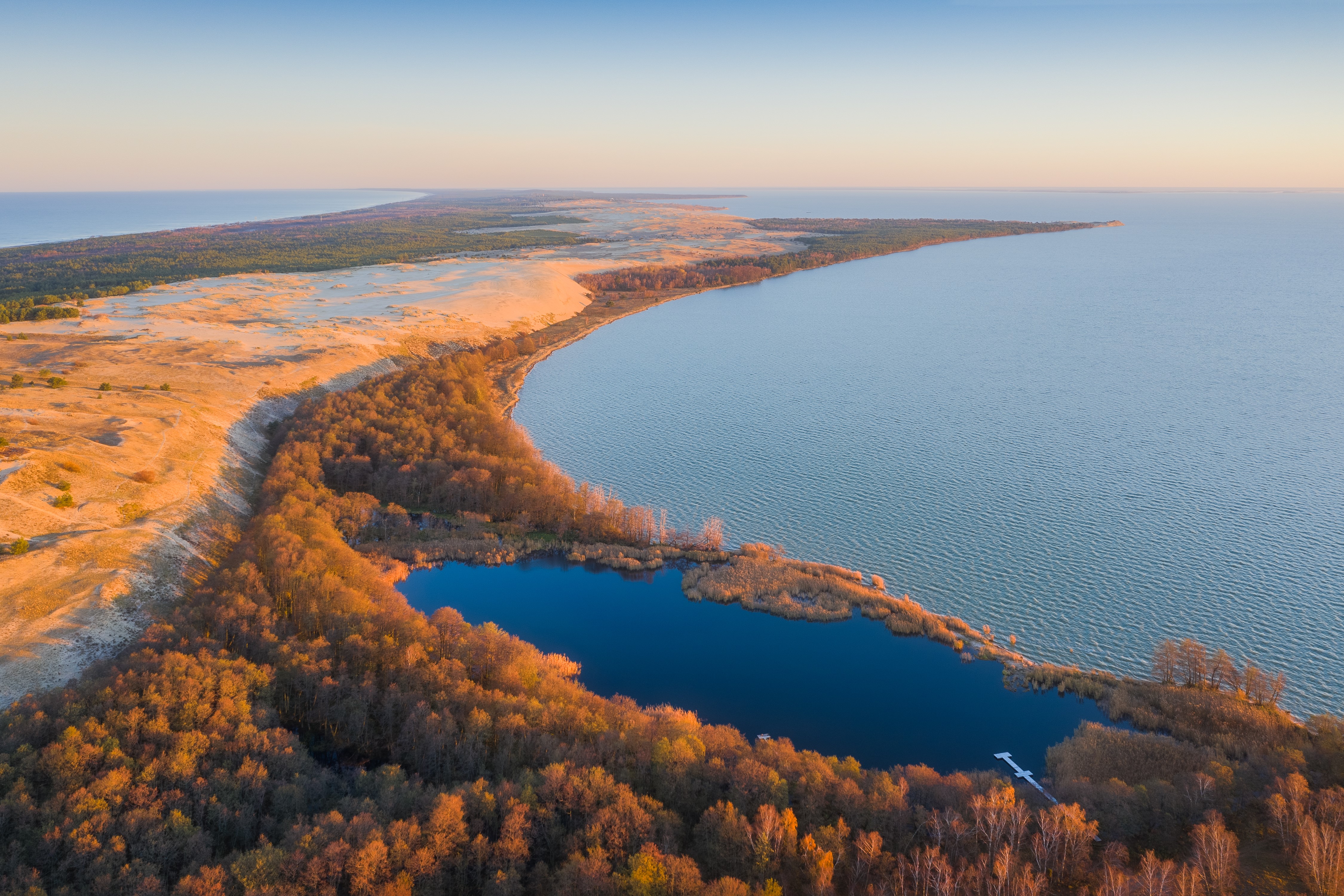 Озеро Лебедь Осень